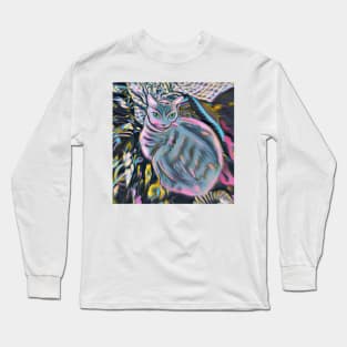 Patchwork cat 11 Long Sleeve T-Shirt